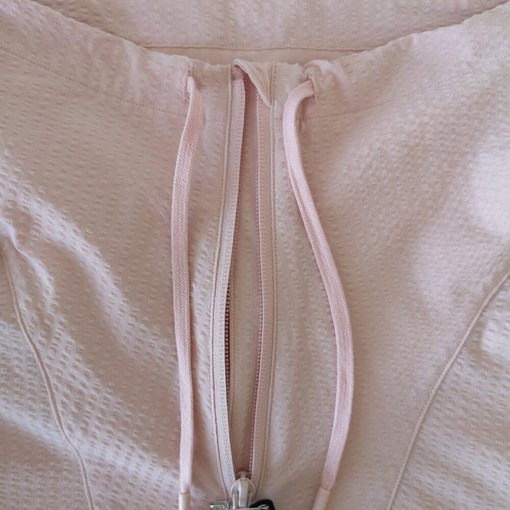 NWT LULULEMON PIMI Pink Half Zip Pack Light Pullover LS High Neck Top Size 4, 6 - Picture 8 of 11